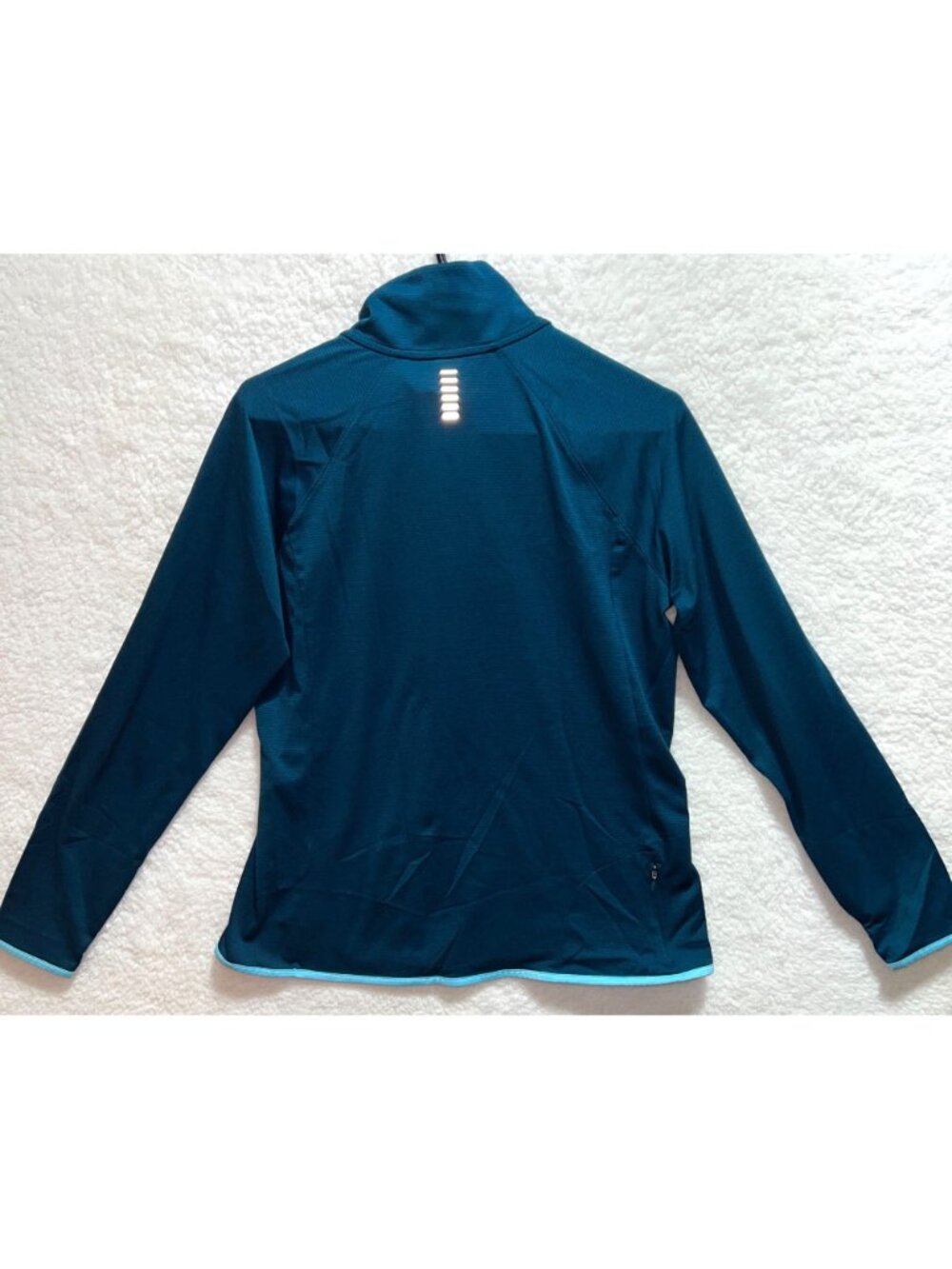 Under Armour HeatGear Long Sleeve Fitted Pullover Blue Size Large - Picture 2 of 7